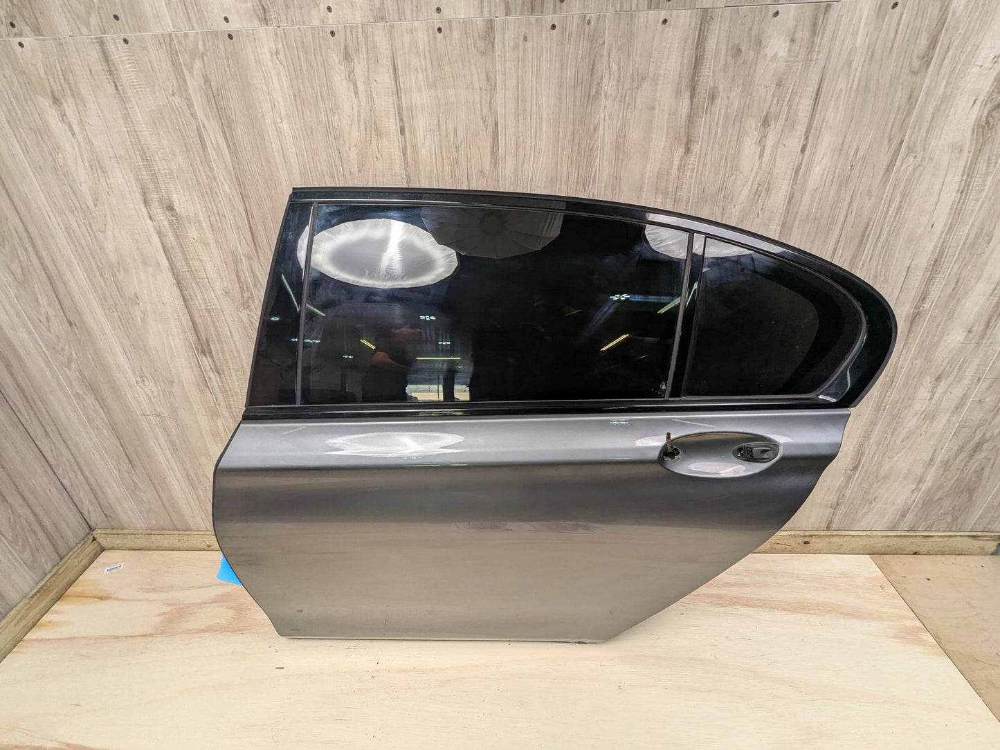 16-22 OEM BMW G11 G12 740 750 M760 Rear Left Driver Door Shell Panel Gray C26 MAGELLANGRAU METALLIC (C26)