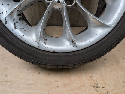 03-08 OEM BMW E85 Z4 Rim Wheel 17x8" ET:47 LA Wheel Turbine Style 106