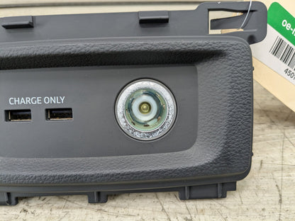18-24 OEM AUDI Q5 SQ5 Rear Center Console Charger Port w/12 Volt Outlet