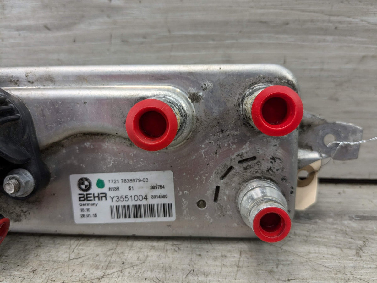 10-17 OEM BMW F10 535 N55 Engine Oil Cooler Heat Exchanger BEHR