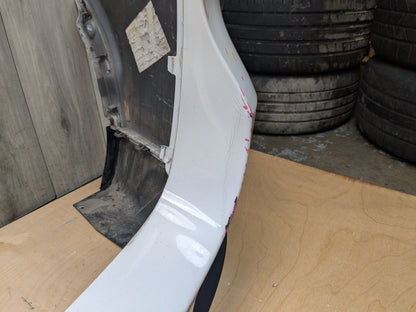 14-18 OEM BMW F15 X5 Rear Bumper Cover PDC Holes w/ Diffuser N55 N57 White 300 ALPINWEISS III (300)