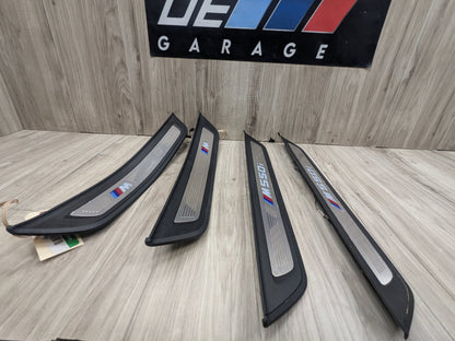OEM BMW G30 530 540 M550 Front Rear Left Right Illuminated Door Sill Trim SET