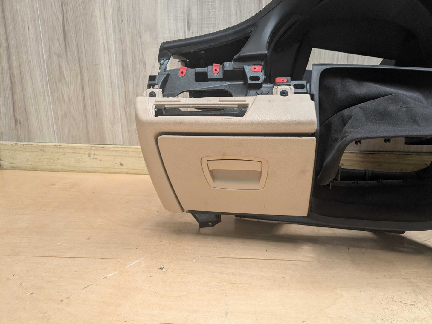 10-15 OEM BMW F01 F02 Alpina B7 Dashboard Dash Leather Panel Black/ TAN w HUD Brown