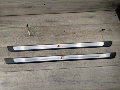 2018-2024 Audi S5 B9 Rear Left Right Scuff Plate Door Sill SET 8W6947417A S Line