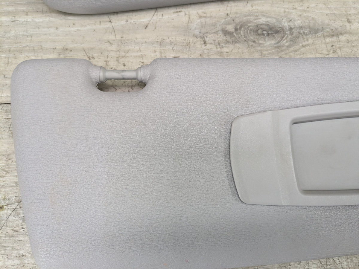 14-18 OEM BMW F15 F85 X5 X5M Left Right Interior Sun Visor Leather PAIR