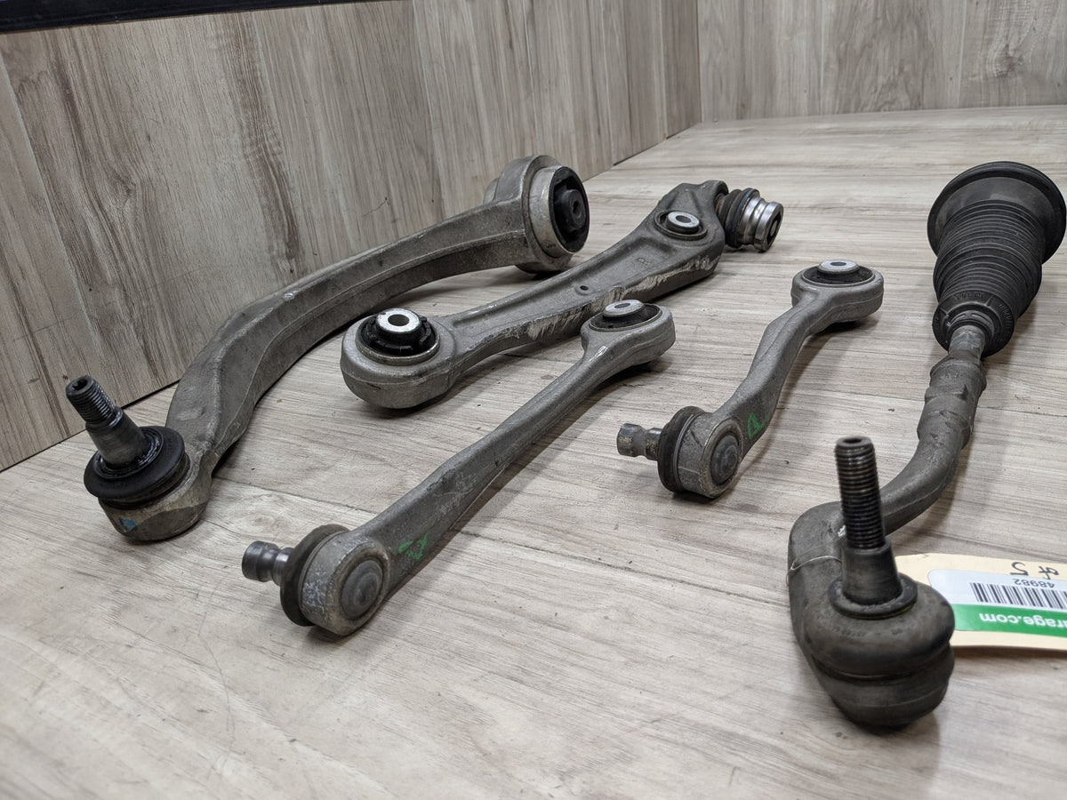 13-17 OEM AUDI A5 S5 Front Right Passenger Upper Lower Control Arm w Tie Rod SET