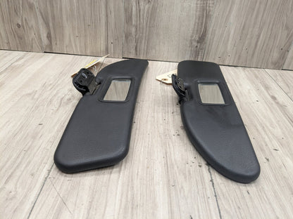 OEM BMW E36 Z3 Left Right Driver Passenger Side Interior Sun visor PAIR Black