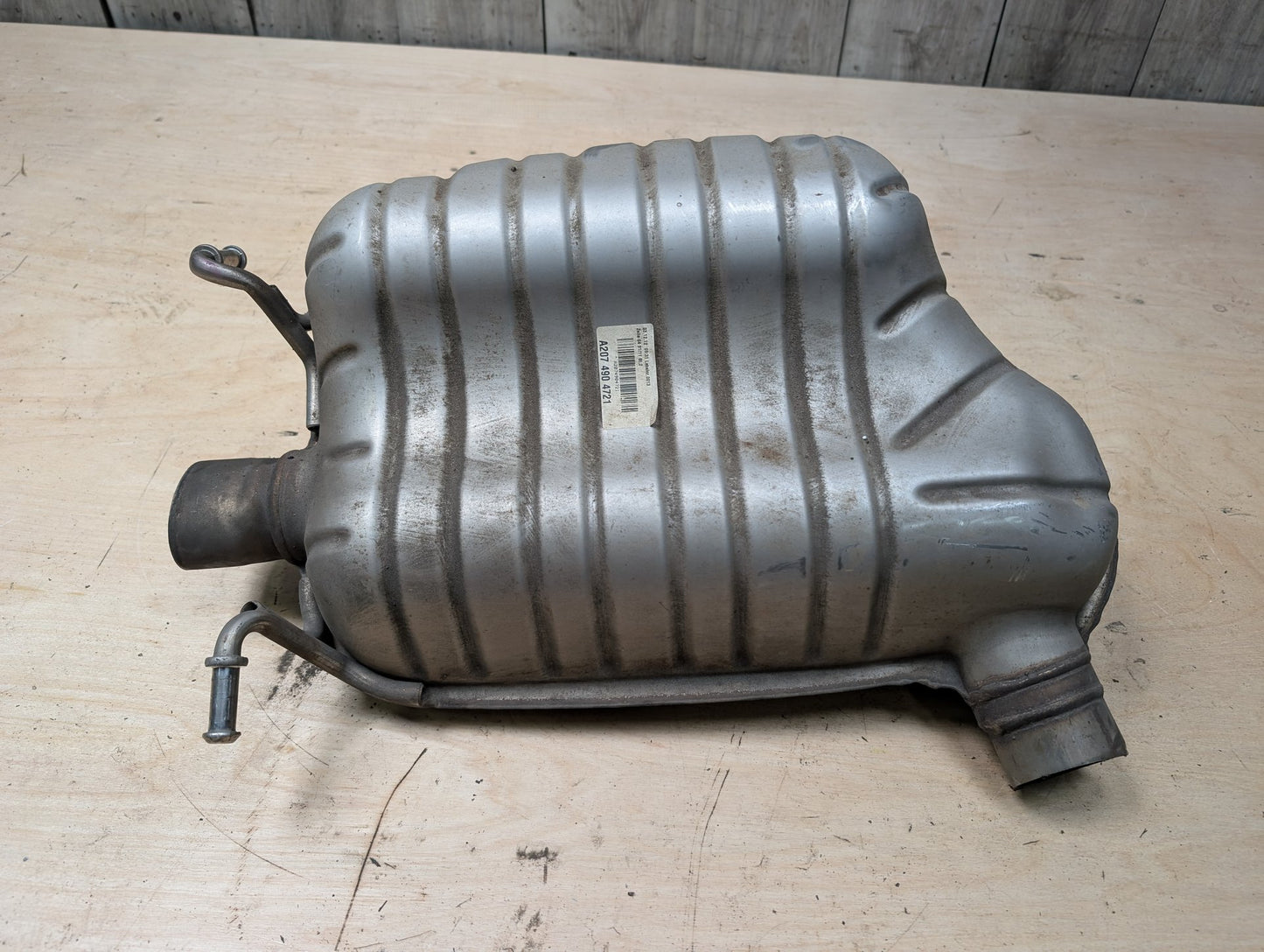 OEM MERCEDES A207 W207 E550 Rear Right Passenger Exhaust Muffler