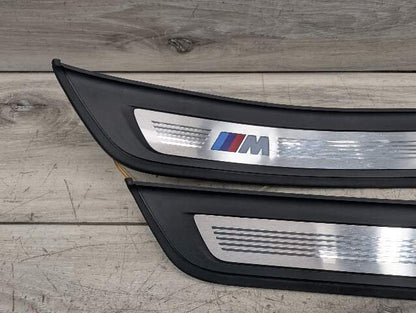 *17-20 OEM BMW G30 530 540 M SPORT Front Rear Left Right Door Sill Cover Trims SET