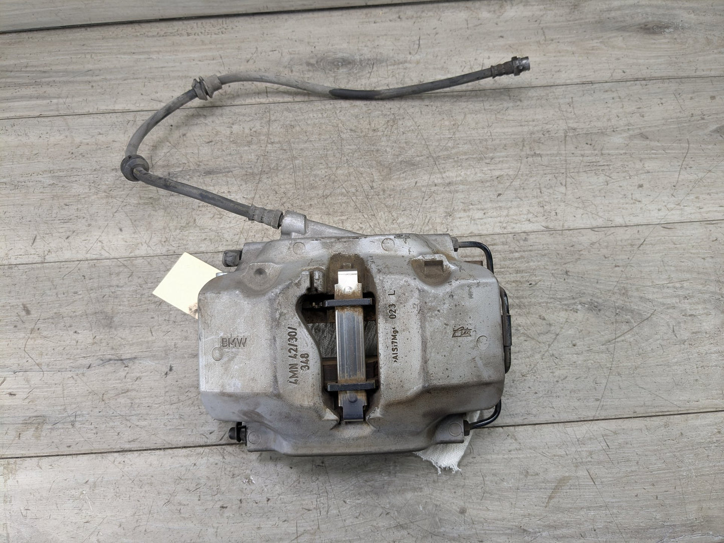 17-20 OEM BMW G11 G12 G30 540 740 750 Front Left Driver Brake Caliper Gray