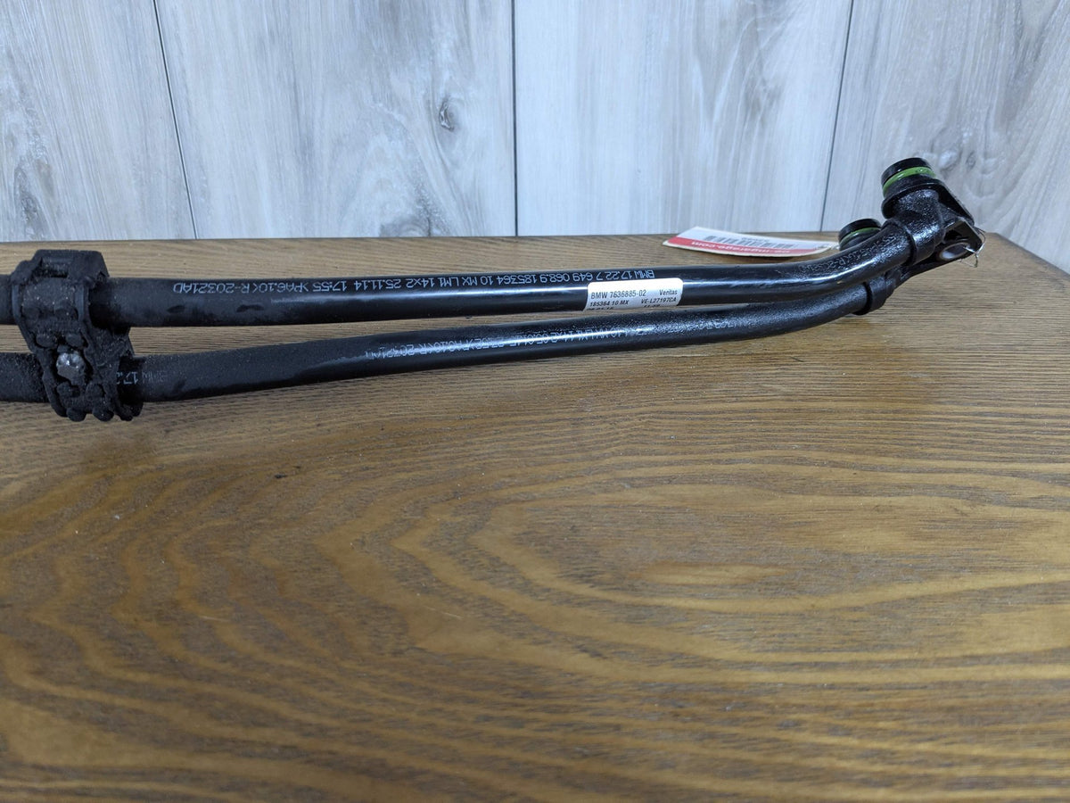 14-19 OEM BMW F15 F16 X5 X6 Transmission Oil Cooler Inlet Outlet Pipe Hose Line