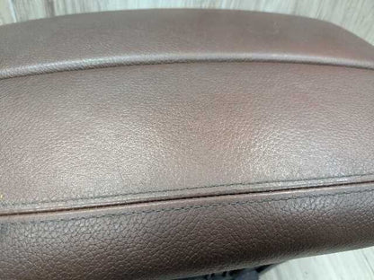 14-19 OEM BMW F15 F16 X5 X6 Front Center Console Arm Rest Leather TERRA