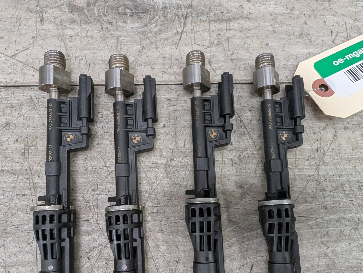 2011 BMW E88 135i Engine Motor Injector SET 7568607 11-16 BMW E90 F01 F06 F10 F30 F32 Engine N55 High Pressure Fuel Injector SET EU5
