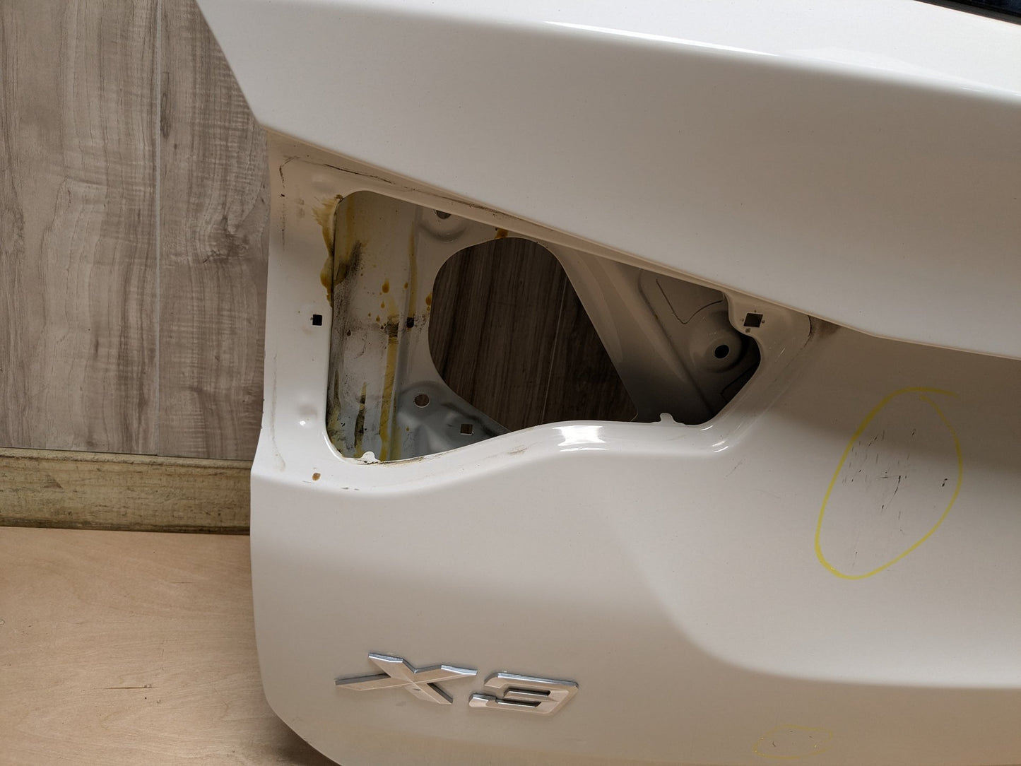 OEM BMW F97 G01 X3 X3M Rear Liftgate Tailgate Trunk Lid Door Shell White 300 ALPINWEISS III (300)