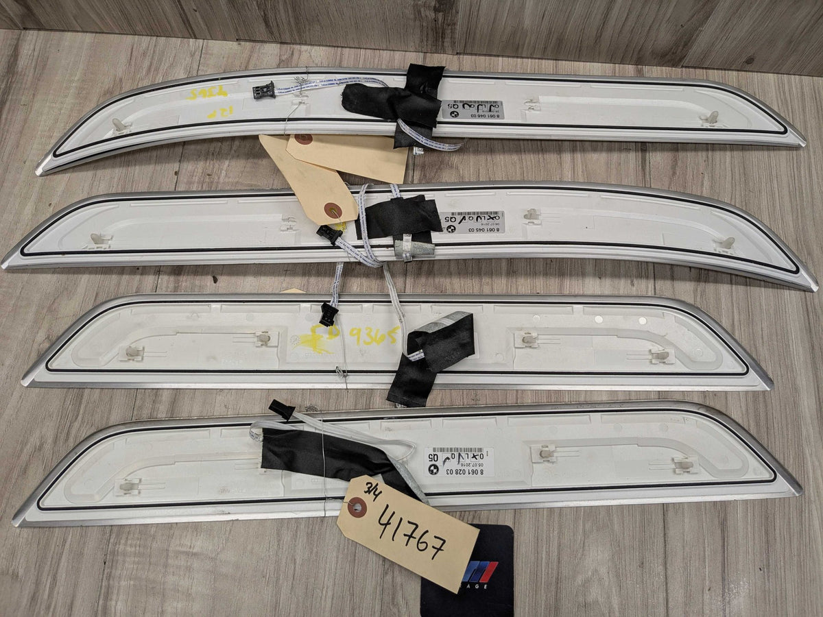 16-19 OEM BMW G11 G12 OEM Door Sills M Trim Illuminated Entry Panels Kit SET*