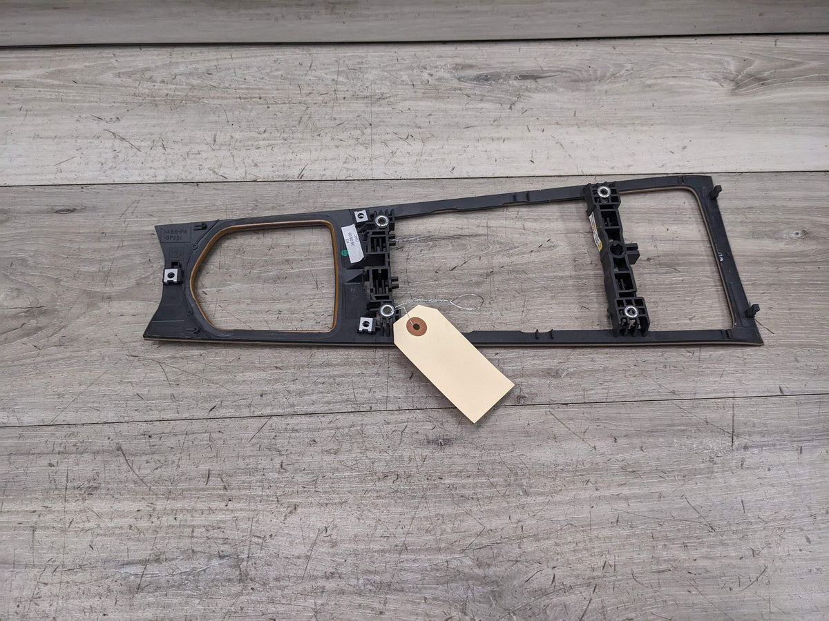 10-16 OEM Porsche Panamera Front Center Console Bezel Trim Wood