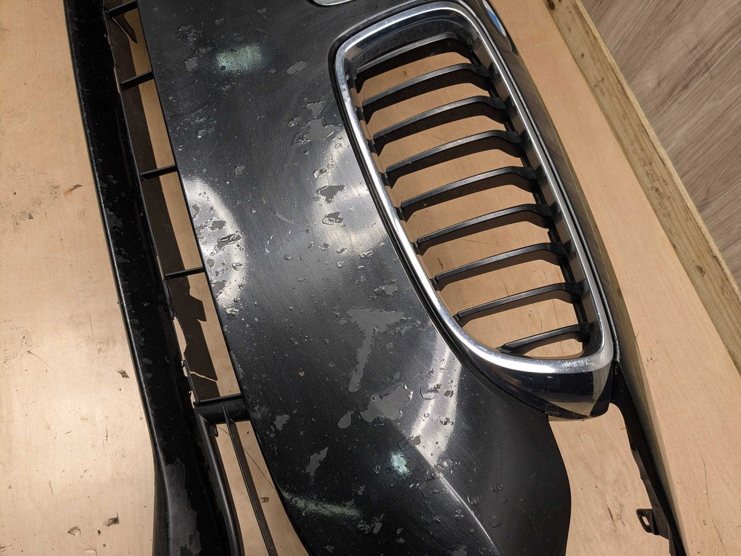 NOTE* OEM BMW F32 F33 F36 428 430 435 440 Front Bumper Cover w Grilles Black 475 BLACK SAPPHIRE METALLIC (475)