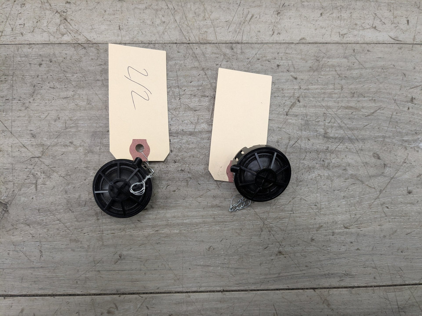 2009-2017 Mercedes-Benz E550 E-Class A207 Front Left Right Door Triangle Corner Speaker Assemblys SET 0