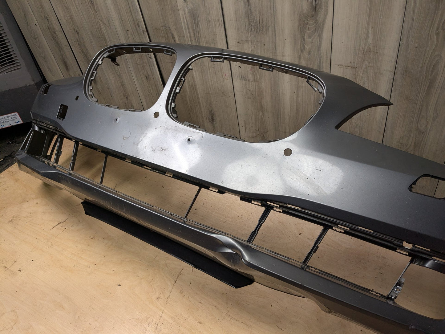 *DENT* 13-15 OEM BMW F01 F02 740 750 Front Bumper Cover Grey A52 SPACEGRAU METALLIC (A52)