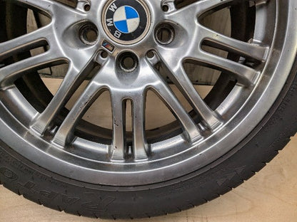 01-06 OEM BMW E46 M3 Wheel Rim 18x8" ET47 5x120 M Double Spoke Style 67"