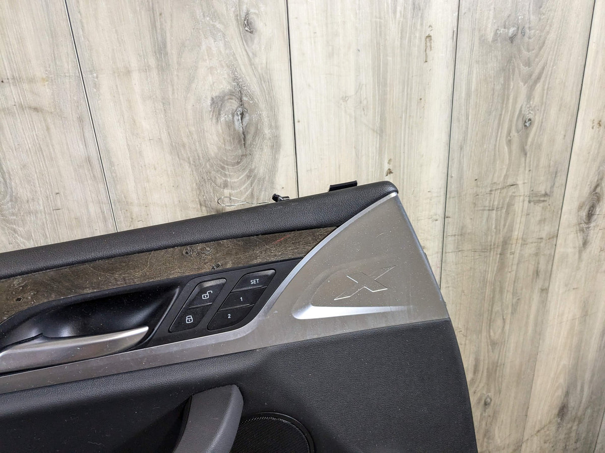 2020 BMW X3 G01- Front Left Driver Interior Door Panel Card