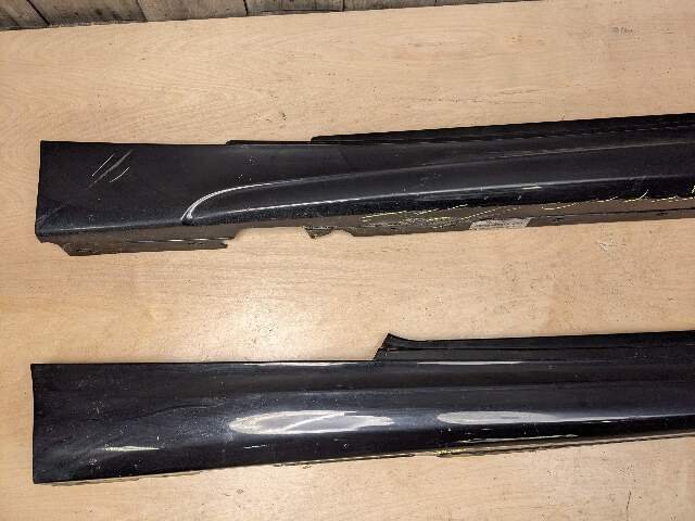 OEM BMW E82 E88 128 135 M SPORT Left Right Side Skirt Rocker Panel Black 668