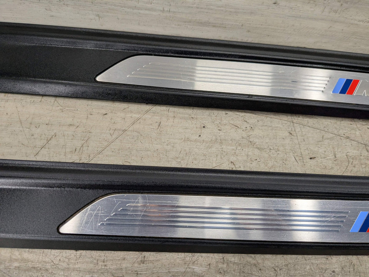 14-20 OEM BMW F22 F23 M240 Door Sill Entrance Molding Scuff Plate Trim SET
