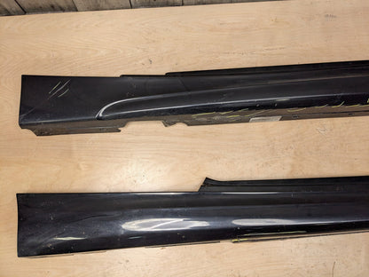 OEM BMW E82 E88 128 135 M SPORT Left Right Side Skirt Rocker Panel Black 668