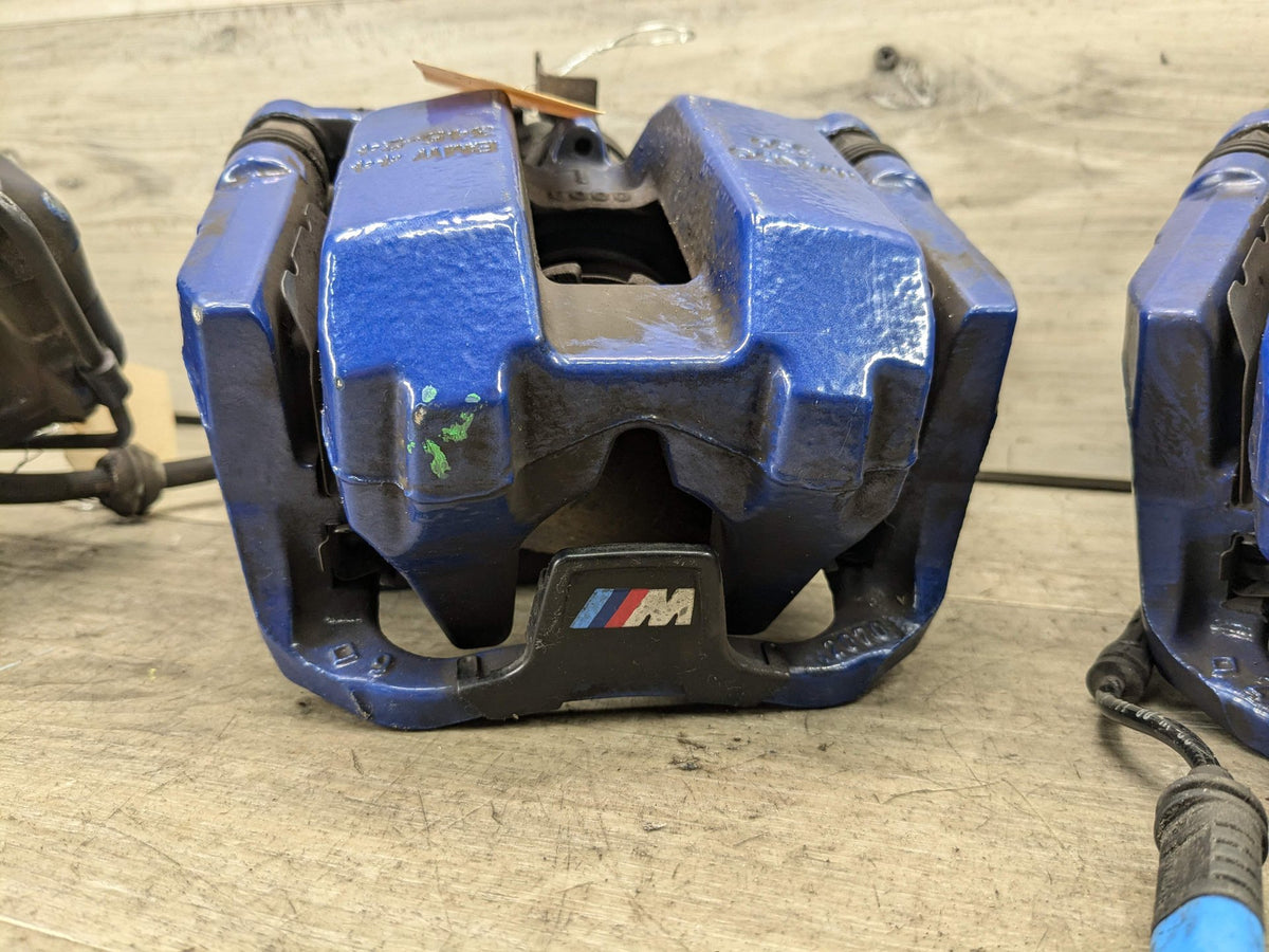 2020 BMW M340i G20 Front Rear Left Right Brake Caliper SET 6891236 OEM BMW G20 G22 G23 M240 M340 M440 Front Rear Left Right Brake Calipers Blue SET
