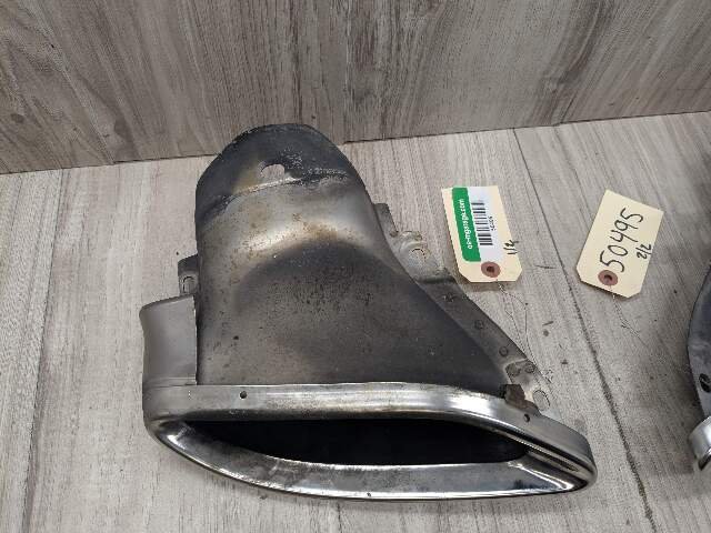 10-16 OEM Mercedes W212 E350 E550 Rear Left Right Side Exhaust Muffler Tips PAIR
