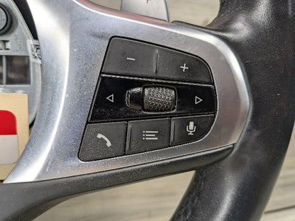 19-25 OEM BMW F44 G20 G22 G23 G26 G42 Leather Steering Wheel M SPORT Shifters