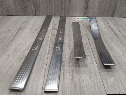 OEM Mercedes W212 E350 E550 Front Rear Left Right Door Sill Scuff Cover SET