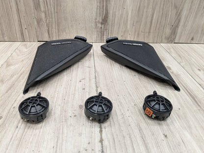 10-16 OEM Mercedes W212 E350 E400 E550 Left Right Door Tweeter Speaker Cover SET