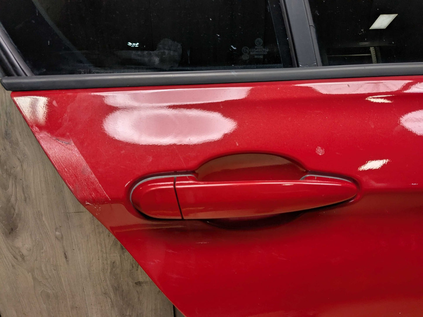 OEM BMW F30 F80 328 330 335 340 M3 Rear Right Passenger Door Shell Panel Red MELBOURNEROT METALLIC (A75)