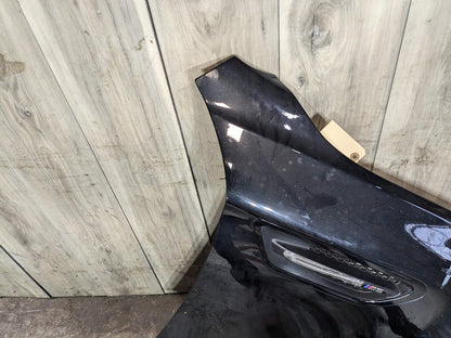 12-16 OEM BMW F10 M5 Front Right Passenger Side Fender Panel Shell Black Black