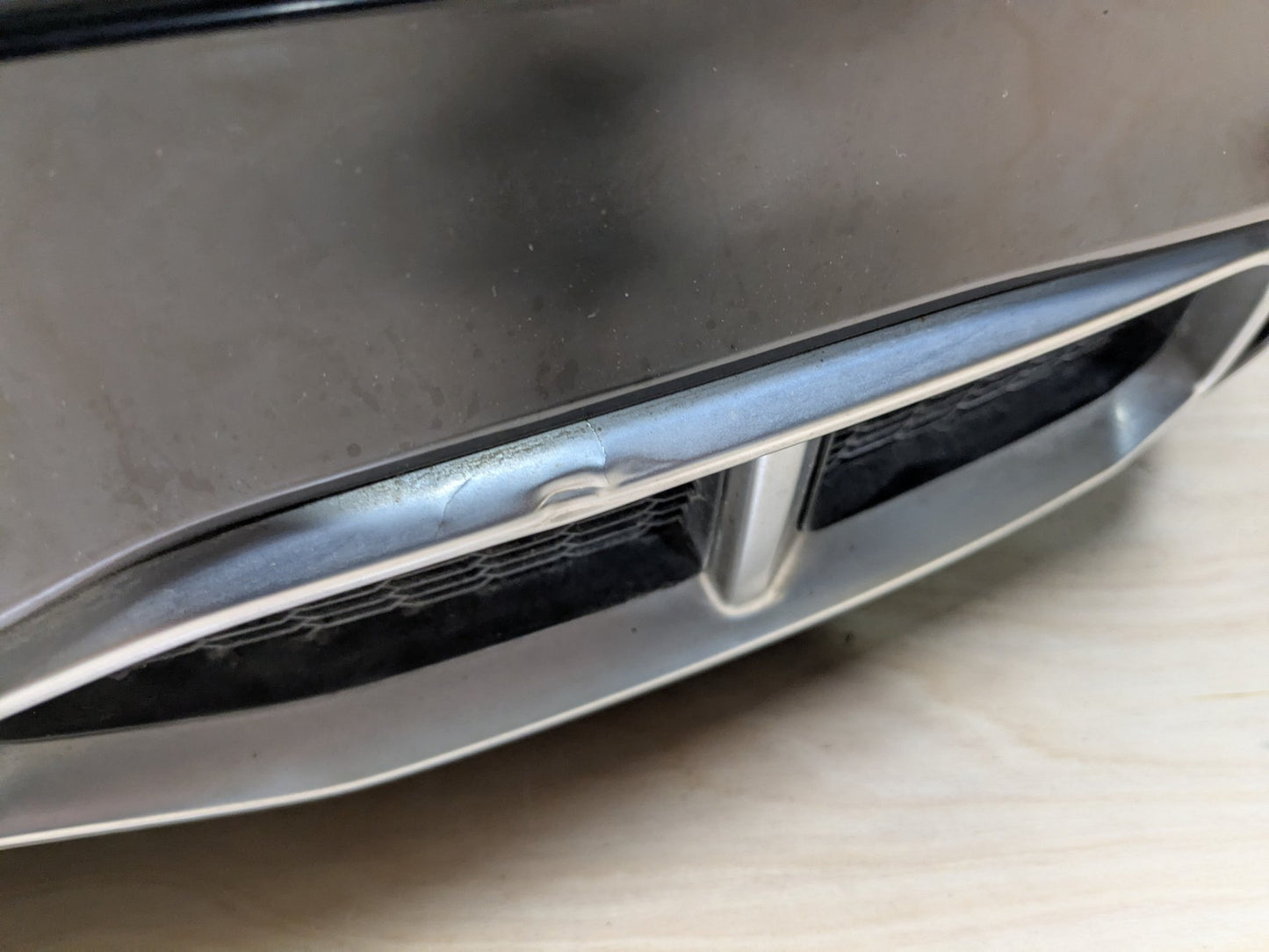 18-20 OEM AUDI Q5 SQ5 Rear Upper Lower Bumper Cover w/ Diffuser Black Black 0E/ Y9T