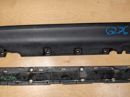 *14-18 OEM BMW F15 X5 Right Passenger Side Skirt Rocker Panel Molding w/ Bracket