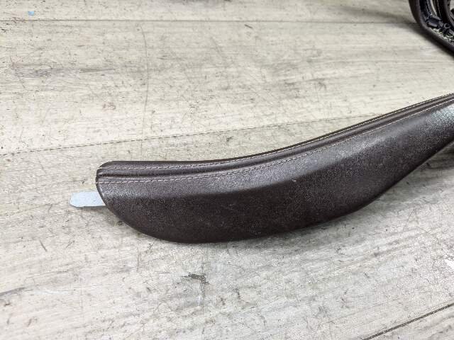 17-20 OEM BMW G30  Interior Front Rear Left Right Door Pull Trim Armrests Brown Leather SET