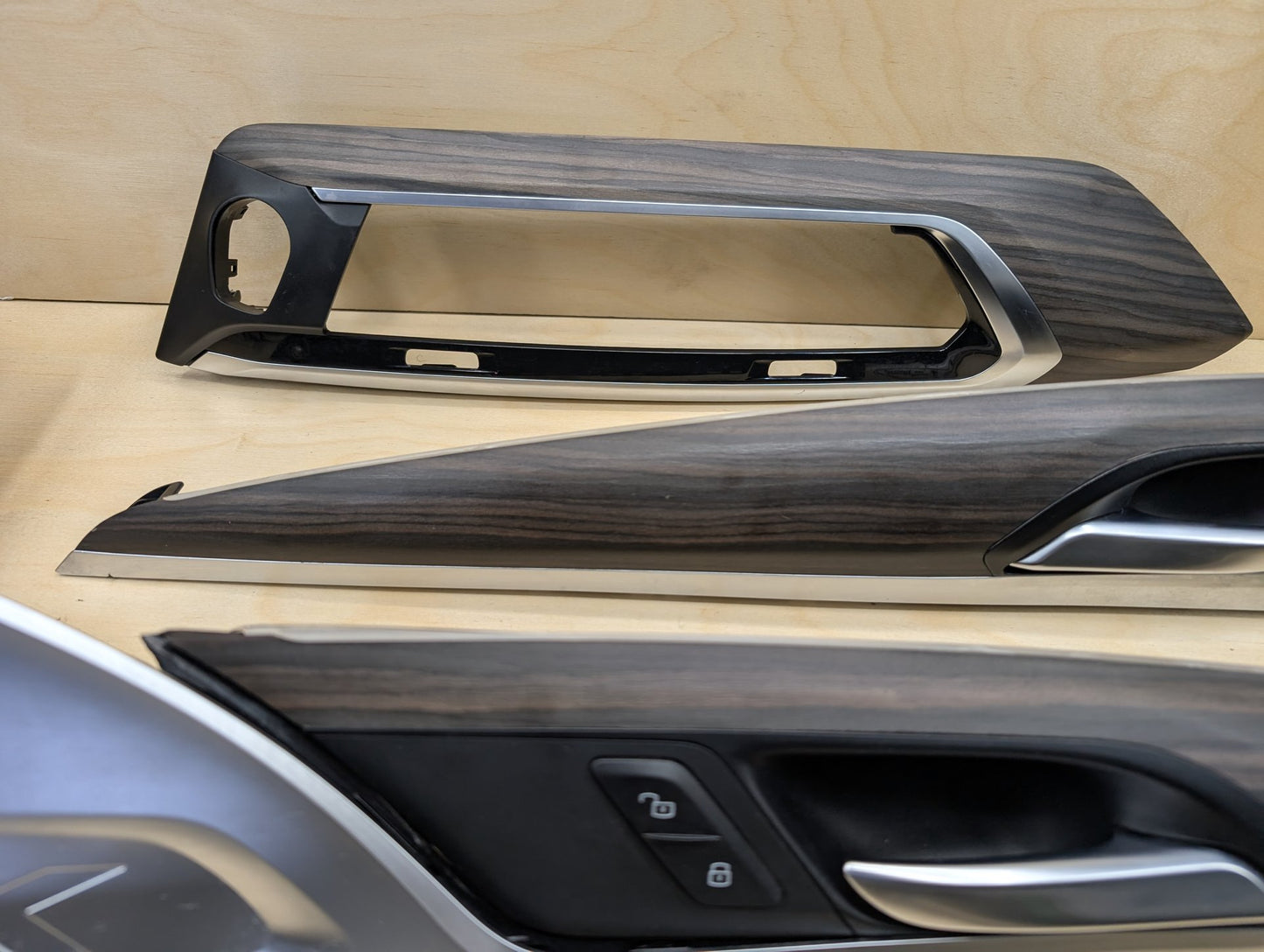 2018-2024 BMW X3 G01 - Front Rear Left Right Interior Wood Trim SET PN: 7410289