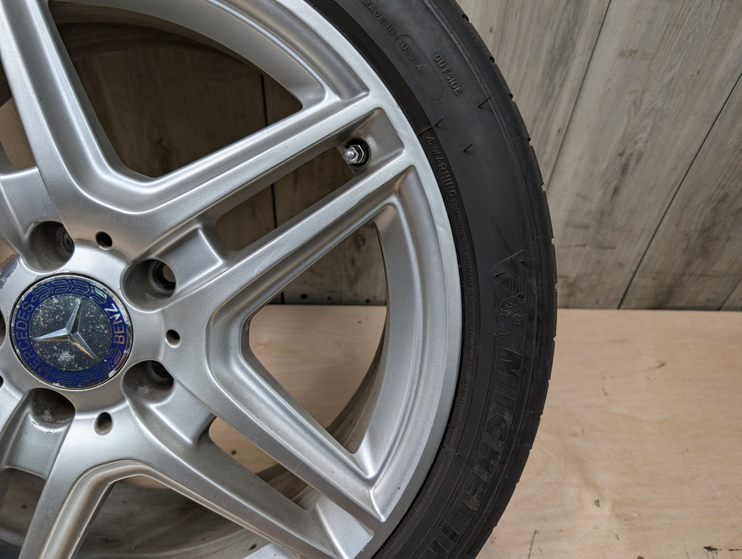 *OEM Mercedes W207 E300 E400 E550 AMG Front Wheel Rim 18x8 ET45 5 Double Spoke