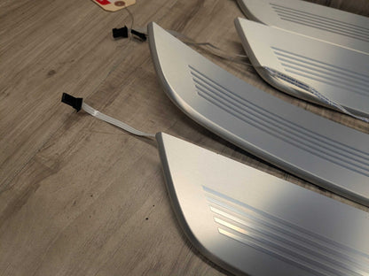 *16-19 OEM BMW G11 G12 OEM Door Sills M Trim Illuminated Entry Panels Kit SET