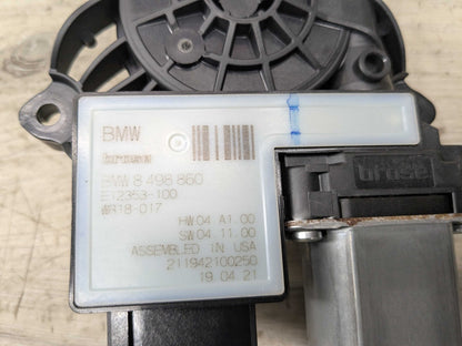2021 BMW 330i G20 Front Right Passenger Door Window Glass Regulator Motor 8498860 OEM BMW G20 G80 330 M340 M3 FRONT Right Passenger Door Window Regulator Motor