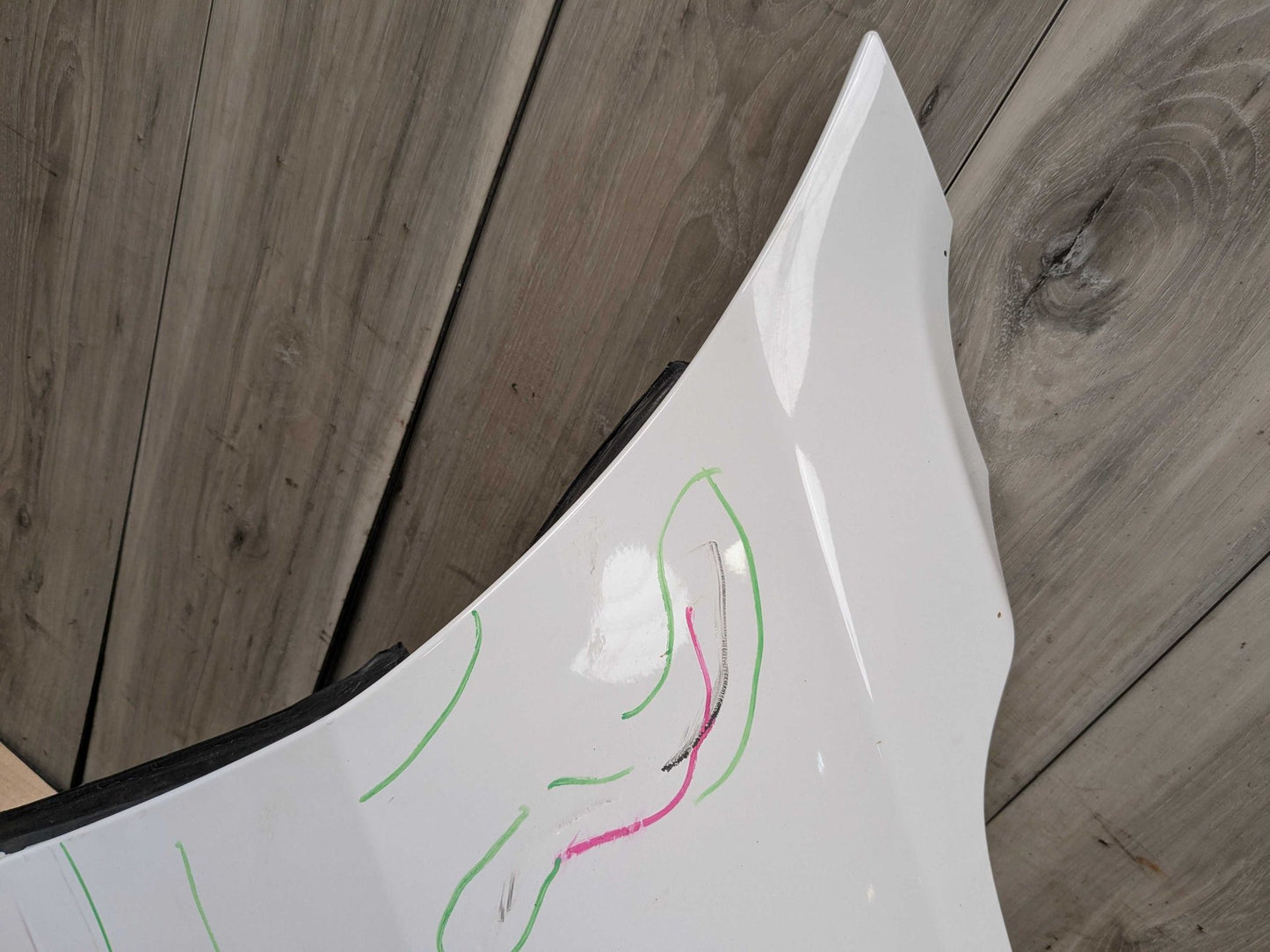 *NOTE* 14-18 OEM BMW F15 X5 Front Right Passenger Side Fender Panel White 300 White ALPINWEISS III (300)