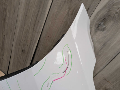 *NOTE* 14-18 OEM BMW F15 X5 Front Right Passenger Side Fender Panel White 300 White ALPINWEISS III (300)