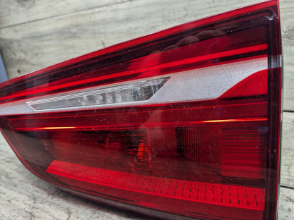 16-19 OEM BMW F48 X1 PRE LCI Rear Right Passenger Side Inner Trunk Tail Light