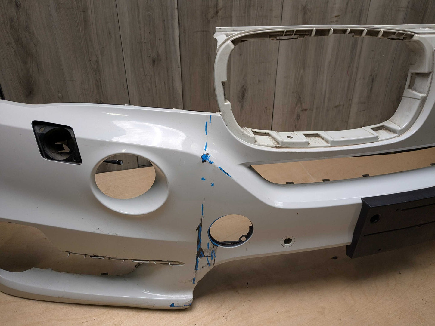 NOTE* 14-18 OEM BMW F15 X5 Front Bumper Cover Panel White 300 White ALPINWEISS III (300)