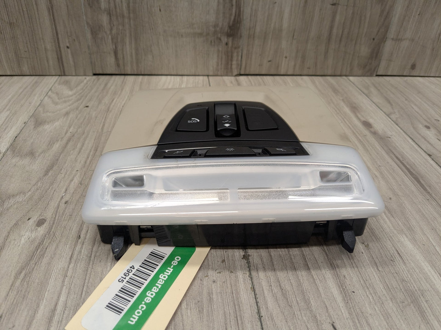 14-19 OEM BMW F15 F16 X5 X6 Headliner Roof Console Dome Light SOS Switch