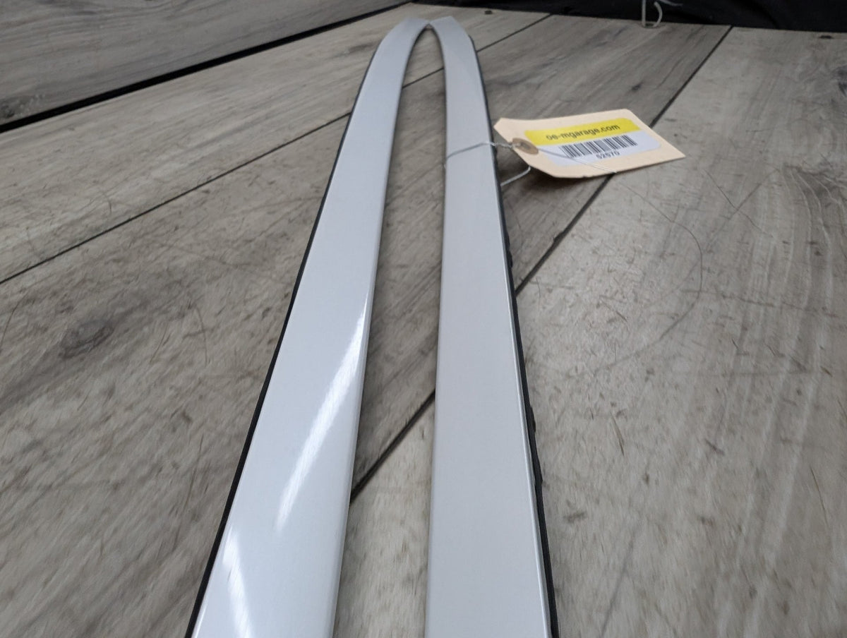OEM BMW F15 F85 X5 X5M Front Left Right Windshield Side Drip Molding PAIR White