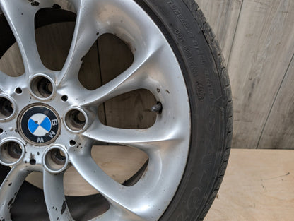 03-08 OEM BMW E85 Z4 Rim Wheel 17x8" ET:47 LA Wheel Turbine Style 106