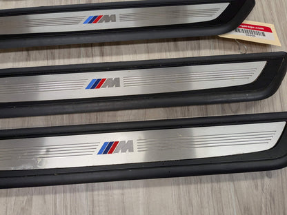 2013 BMW 750Li F02 Front Rear Left Right Scuff Plate Door Sill SET 8046291